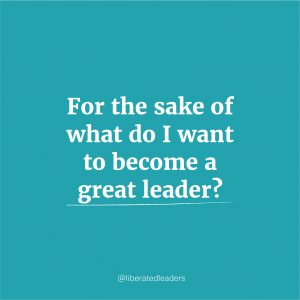 What makes a leader great?